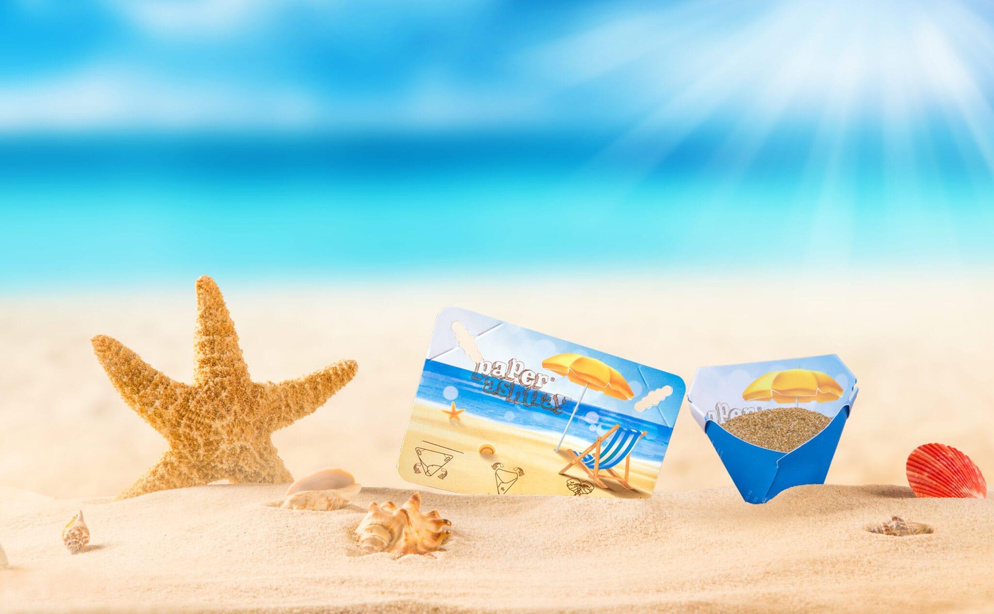 Beach Ashtray Banner